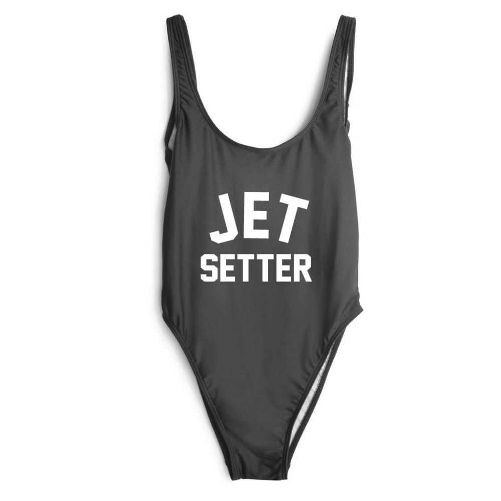 Private Party Black Jet Setter swimsuit one piece